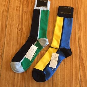 2 pairs of NWT Banana Republic Color Block socks